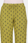 Coucou Woven Pyjama - Green Olive — thumbnail 5